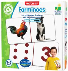 The Learning Journey Puzzle Domino Animale De La Ferma - The Learning Journey (tlj117422)