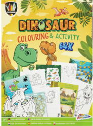 Grafix Carte De Colorat Cu Activitati - Dinozaur - Grafix (150076)
