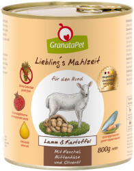 GranataPet Granatapet Pachet economic Liebling's Mahlzeit 12 x 800 g - Miel & cartof cu fenicul, brânză de vaci și ulei măsline
