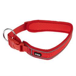  TIAKI TIAKI Soft & Safe Zgardă roșie pentru câini - Mărimea M: 45 55 cm circumferința gâtului, B 40 mm
