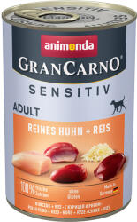 Animonda 6x400g animonda GranCarno Adult Sensitive Csirke & rizs nedves kutyatáp