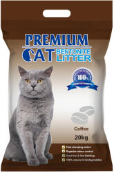 Premium Cat Clumping Bentonit alom - Kávé macskáknak 20kg