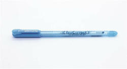 FlexOffice Zseléstoll, 0, 25 mm, kupakos, törölhető, FLEXOFFICE "FlexCorrect", kék (FO-GELE002) - pepita