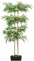 vidaXL Zöld mű bambusz fa 1216 levéllel 180 cm (358983)