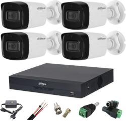 Dahua Sistem supraveghere video complet 4 camere Dahua 8MP 4K, infrarosu 80m cu audio si face detection (201901014979) - esell
