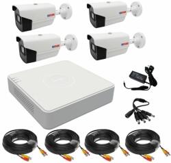 Rovision Sistem supraveghere video 4 camere Rovision oem Hikvision 2MP, Full-HD, IR40m, DVR 4 Canale 1080P lite, accesorii incluse (33099-) - esell