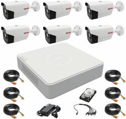 Rovision Sistem supraveghere 6 camere Rovision oem Hikvision 2MP full hd, DVR 8 canale, accesorii si hard incluse (33153-) - esell