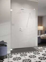 Radaway Essenza Pro Walk-in zuhanyfal 140x200 cm, átlátszó üveg, fehér profilszín 101031400401 (10103140-04-01)