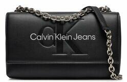 Calvin Klein Geantă Sculpted Ew Flap Conv25 Mono K60K611866 Negru - modivo - 449,00 RON