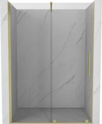 Mexen Velar, nyitható tolóajtó 160x200 cm, 8mm átlátszó üveg, arany matt, 871-160-000-01-55 (871-160-000-01-55)