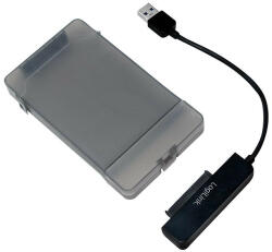 LogiLink USB 3.0 2.5" SATA adapter védőtokkal (AU0037)