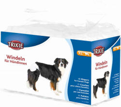 TRIXIE scutece pentru câini femele (XL; 40-58 cm ---> de exemplu pentru German Shephard, Rottweiler | 12 buc / pachet)