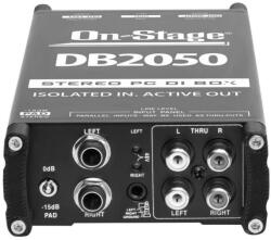 On-Stage Stands OnStage DB2050 - DI Box Stereo Activ (12554)