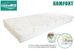 ViscoMed Komfort félkemény memory matrac 100x200 3D bamboo - matracasz