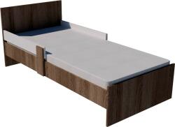  Zoli Duo ifjúsági gyermekágy 200×90 cm - Sötét sonoma/fehér
