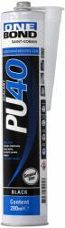 OneBond PU 40 Sealant Cartridges Black poliuretán tömítőanyag patron fekete 280ml NL, FR, DE, 12 db/csomag (CTO67647)