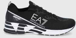 EA7 Emporio Armani cipő fekete, lapos talpú - fekete Férfi 41 1/3