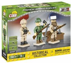 COBI - 2037 For? ele Armate Franceze 3 figurine cu accesorii (CBCOBI-2037)