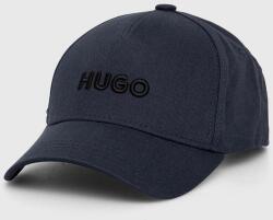 Hugo pamut baseball sapka nyomott mintás - sötétkék Univerzális méret - answear - 11 990 Ft
