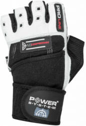 Power System Wrist Wrap Gloves No Compromise PS 2700 1 pár - fehér-fekete, M