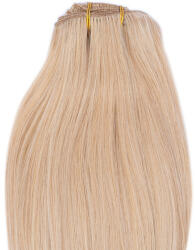 HairExtensionShop Csatos Emberi Póthaj Standard Aranyszőke Színben 40cm (Szín #16) (RC4016)