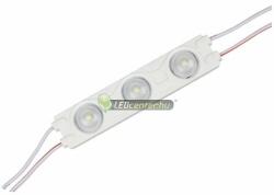  LED modul, 3 EPISTAR SMD2835 LED, DC12V, 1, 5W, IP65 zöld 3évG (LEDMODUL3SMD2835ZOLD)