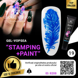 Global Fashion Gel vopsea pentru pictura si stamping Painting+Stamping 8ml, 19