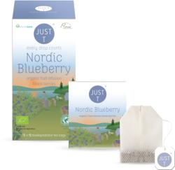 JustT Nordic Blueberry duplakamrás filteres gyümölcs tea 20db