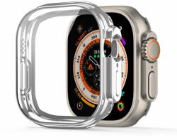 Dux Ducis Apple Watch Ultra 49mm Szilikon Tok Ezüst