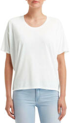 Anvil Rövid ujjú Női póló, Anvil ANL36PV, hátul hosszított ívelt alj, White-XL