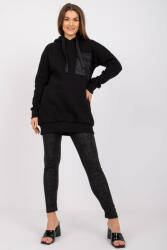 FiatalDivat Elegáns pulóver és leggings szett Elba fekete (FP384525-L/XL)