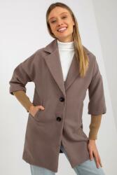 FiatalDivat Női hosszú ujjú kabát, 79951-es modell, mokka színű (FP395025-S)