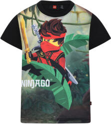 LwTaylor324 Lego Ninjago rövid ujjú póló - Fekete, 128