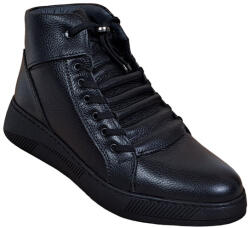 Ciucaleti Shoes Ghete barbati casual, din piele naturala, cu elastic, imblanite, GS414N