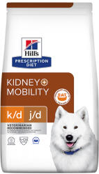 Hill's Pachet 12kg+4kg cadou Hill s PD Canine K D + Mobility, hrana uscata dieta veterinara pentru caini cu probleme renale si articulare