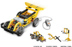 Ludere Masinuta electrica 4 in 1 216 piese compatibil LEGO (1401)