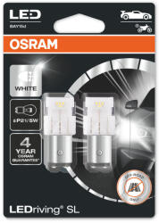 OSRAM Becuri moto P21/5W LED - Osram LEDriving SL - Alb (set)
