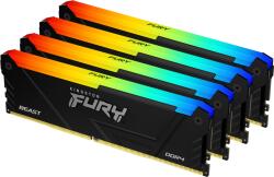 Kingston FURY Beast RGB 128GB (4x32GB) DDR4 3600MHz KF436C18BB2AK4/128