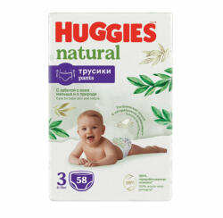 Huggies Natural Pants 3 6-10 kg 58 buc