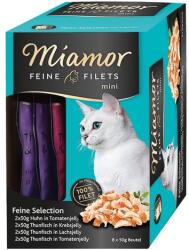Miamor Feine Filets Mini Multibox zselében 8 x 50 g csirke és tonhal paradicsomos csomagolásban