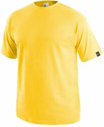 CXS Tricou cu mânecă scurtă CXS DANIEL - Galbenă | 3XL (1610-001-150-97)