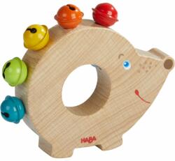 HABA Wooden Rattle Hedgehog jucărie zornăitoare din lemn 6 m+ 1 buc