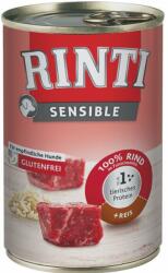 RINTI Sensible hrana umeda pentru caini adulti cu alergii alimentare, cu vita si orez 400 gr