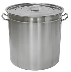 BOHMANN Oala profesionala din Inox 68 L Bohmann cu Capac, Ideala pentru Cantitati Mari si Conservare Borcane (BH4645-68)