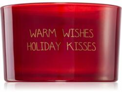 My Flame Lifestyle Winter Wood Warm Wishes Holiday Kisses illatgyertya 13x9 g