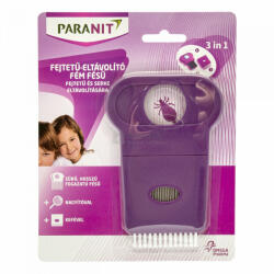 Paranix fejtetű és serke eltávolító fésű