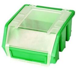 Cutie din plastic Ergobox 1 Plus 7, 5 x 11, 6 x 11, 2 cm, verde M1179157
