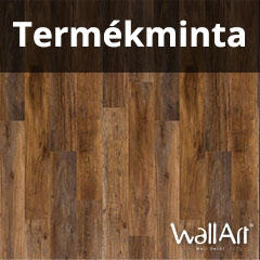 WallArt Termékminta: Gyors vinyl oldalfali burkolat (2 mm) - Bársony barna (Umber) burkolólap WoodLook (Barnwood Oak Umber Brown - termékminta)