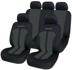 Carguard Autós üléshuzat szett - 11 db-os szürke / fekete - HSA011 (55748GY)