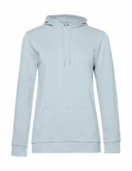 B&C Collection Női kapucnis hosszú ujjú pulóver B and C #Hoodie /women French Terry XL, Pure Ég kék
